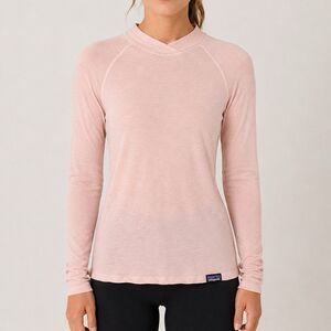 Patagonia Wool 1 Merino Wool Performance Baselayer Crew Shirt Women’s S Pink